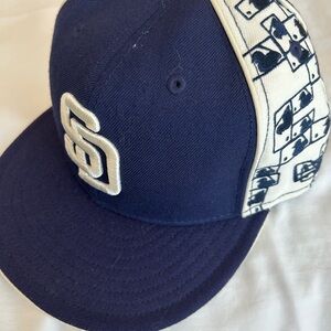 New Era San Diego Padres Navy and White Baseball Cap